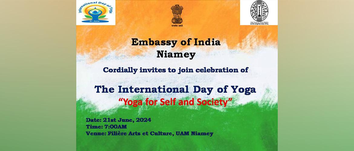  International Day of Yoga on 21 June 2024 at Niamey, Niger