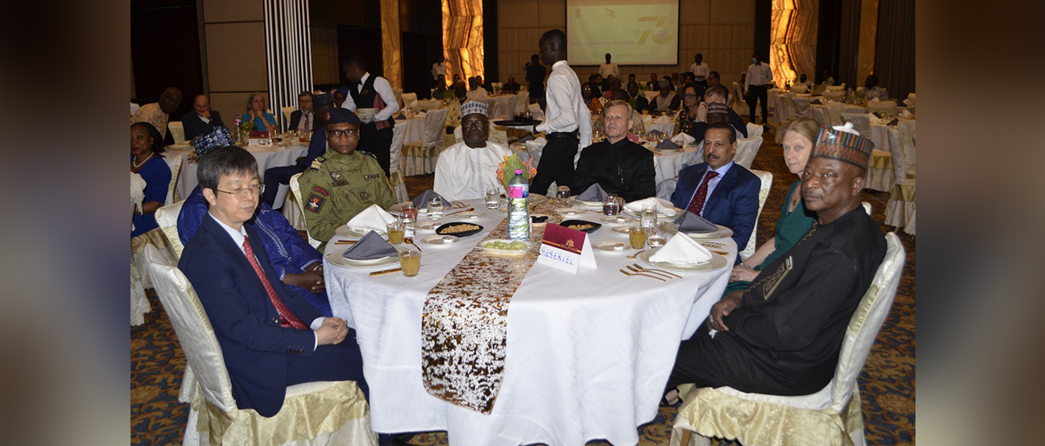 Embassy of India Niamey celebrated 76th Republic Day of India with active participation of diaspora members at its premises