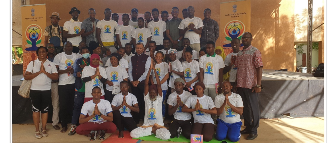  Celebration of the 2021 Yoga Day with Abdou Moumouni University Students