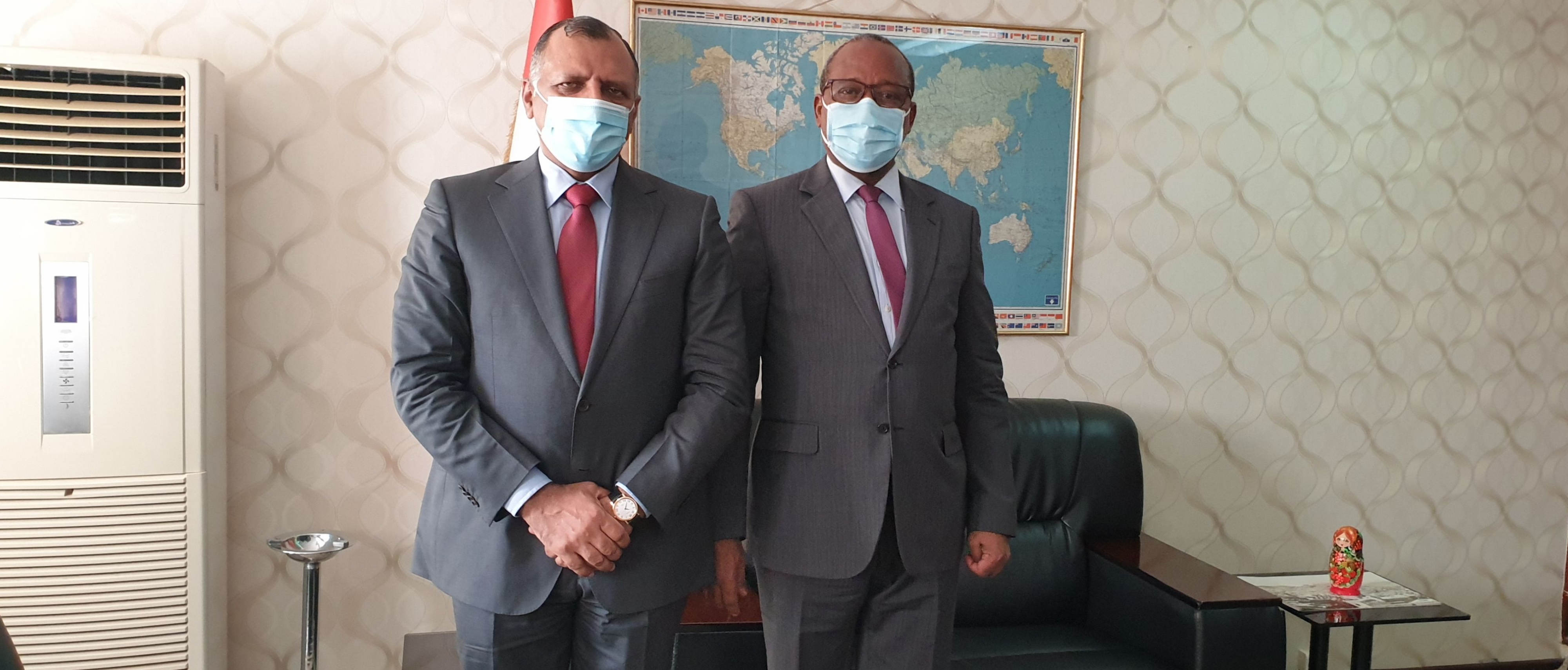  Ambassador Mr. Prem Nair and Niger Foreign Minister, Mr. Hassoumi Massoudou
